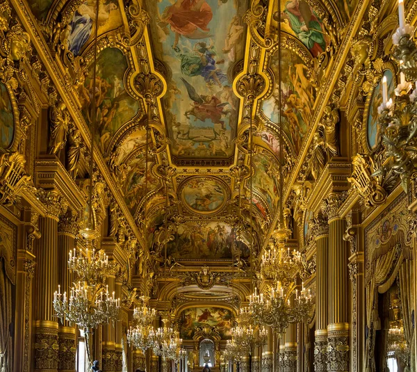 Paris July Interior View Opera Paris Palais Garnier Shown July — Stock Photo, Image