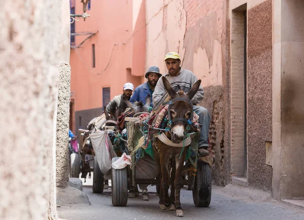 Vista Calle Del Casco Antiguo Chefchaouen Morocco — Foto de Stock