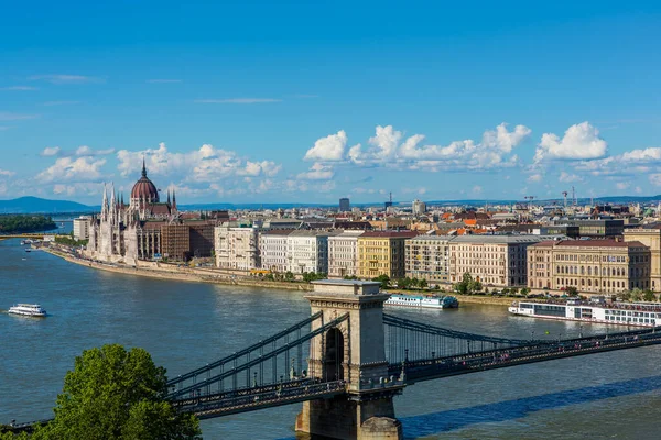Widok Miasto Budapest Węgry — Zdjęcie stockowe
