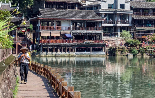 Traditional Asian City River — Stock Photo, Image