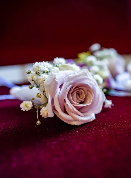 Hochzeitsdekoration Aus Schönen Blumen — Stockfoto