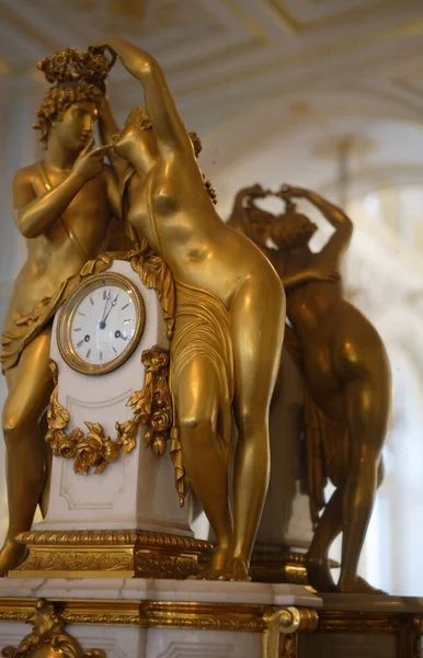 Relógio Eremitério Santo Petersburg — Fotografia de Stock