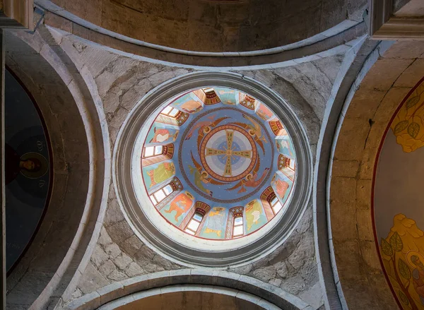 Interieur Van Oude Christelijke Kerk — Stockfoto