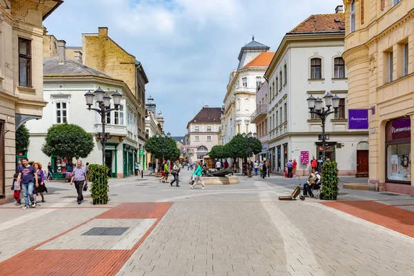 Widok Ulicę Starego Miasta Lizbona Portugalia — Zdjęcie stockowe