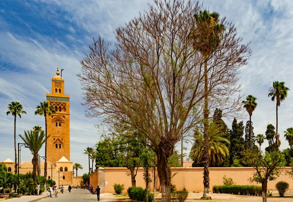 Minarete Casco Antiguo Marocco — Foto de Stock