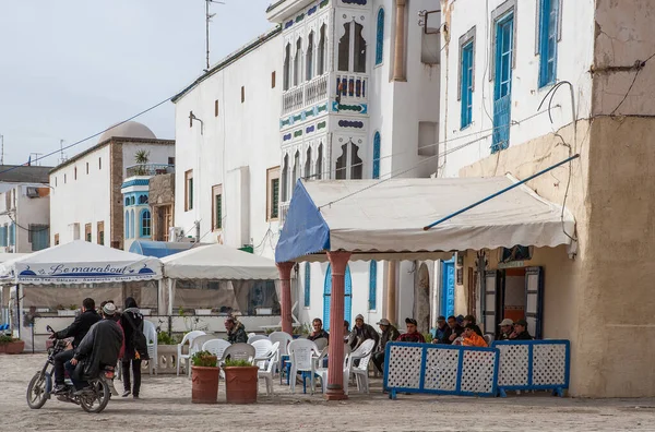 Bizerte Tunisie Février Des Gens Barre Février 2009 Bizerte Tunisie — Photo