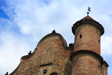 Tallinn, Estonya 'daki eski kasaba manzarası