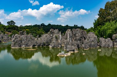 Vietnam 'daki güzel dağ manzarası