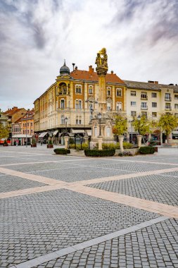 Macaristan 'ın eski Szombath kasabasının manzarası