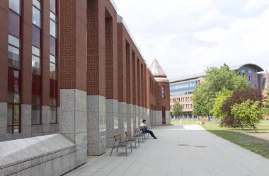 Stockholm şehrinin modern mimarisi