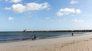 İsrail 'in kuzeyindeki Baltık Denizi Sahili