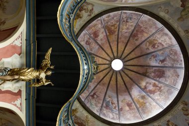 Cordoba şehrinin merkezindeki bir kilisenin detayları.
