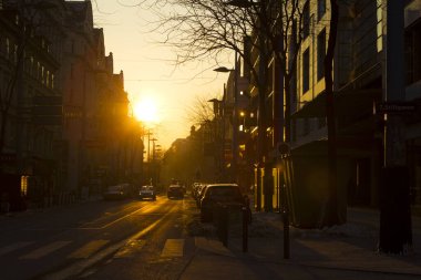 İsveç 'teki Stockholm şehri manzarası