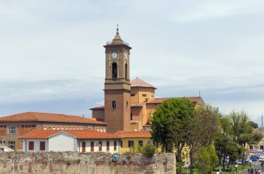 İtalya 'nın Bergamo kentinin manzarası