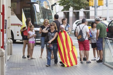 Şehirdeki bir grup insan