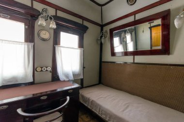 GORI, GEORGIA - 21 Ekim 2014: Stalin 'in doğduğu yer olan Gori' deki Joseph Stalin Müzesi. Joseph Stalin 1920 'lerden 1953' e kadar Sovyetler Birliği 'nin lideriydi..