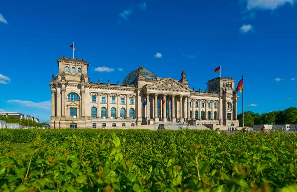 Budynek Reichstagu Berlinie Niemcy — Zdjęcie stockowe