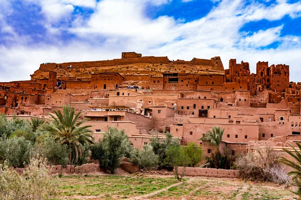 マロッコ砂漠の伝統的な旧市街 — ストック写真