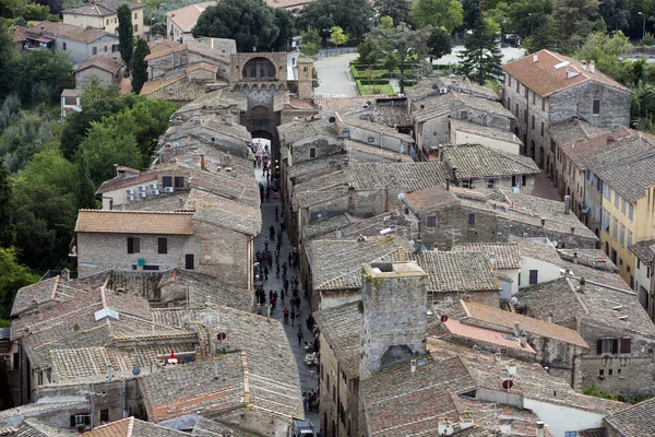 Vista Ciudad Siena Italia — Foto de Stock