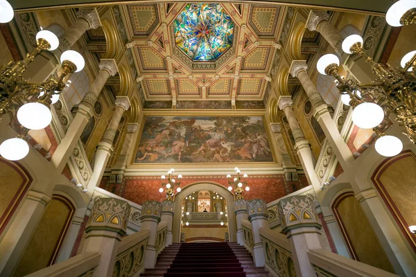 Budapest Hungary April 2018 Interior Vigado Concert Hall Budapest Second — Stock Photo, Image