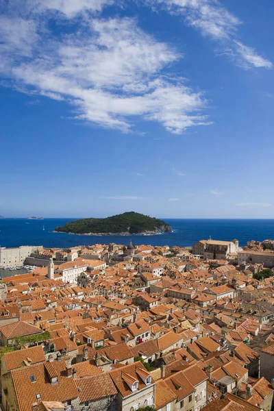 Uitzicht Oude Stad Van Dubrovnik Kroatië — Stockfoto