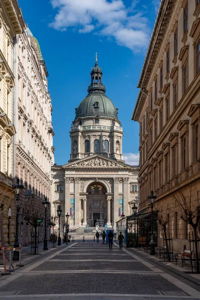 Вид Місто Мадрід Підлива — стокове фото