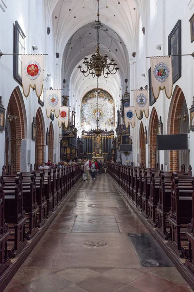 Interieur Van Oude Christelijke Kerk — Stockfoto