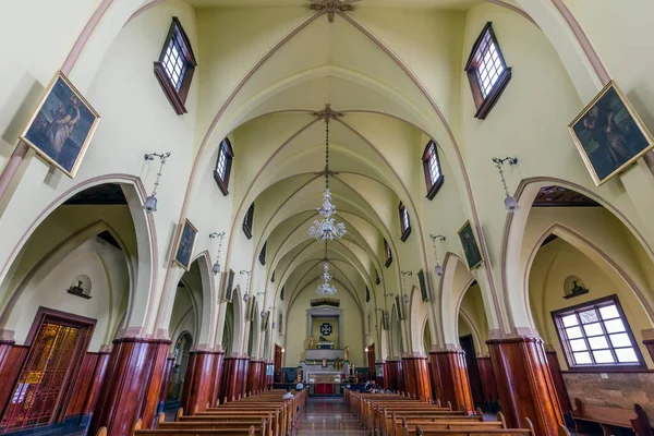 2015 Bogota Colombia October 2015 Interior Montserrate Church Dedicated Fallen — 스톡 사진