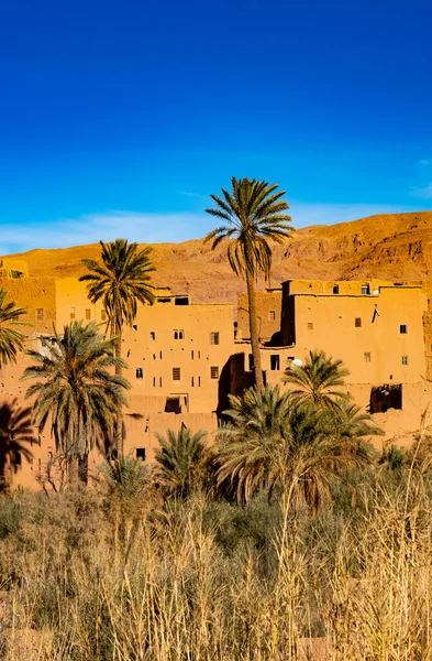 Вид Воздуха Традиционный Город Марокко — стоковое фото