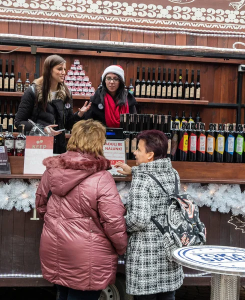 Рождественский Рынок Мюнхене Германия — стоковое фото