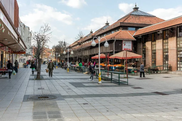 Eger Hungary 2016年3月21日 イーガーのダウンタウン ヘヴスの郡庁所在地 北ハンガリーで2番目に大きい都市で市場 Miskolcの後 — ストック写真