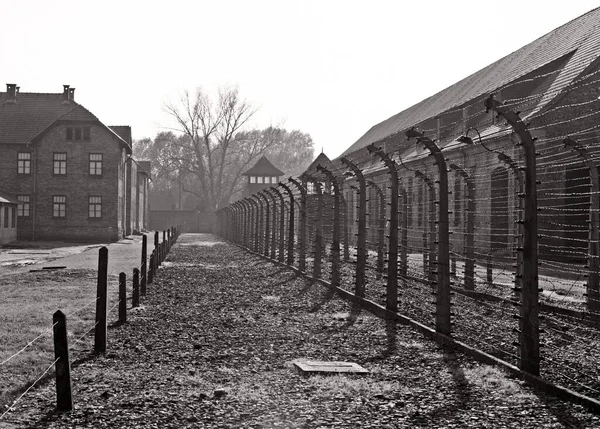 Oswiecim Polonia Octubre Campo Auschwitz Antiguo Campo Exterminio Nazi Octubre —  Fotos de Stock