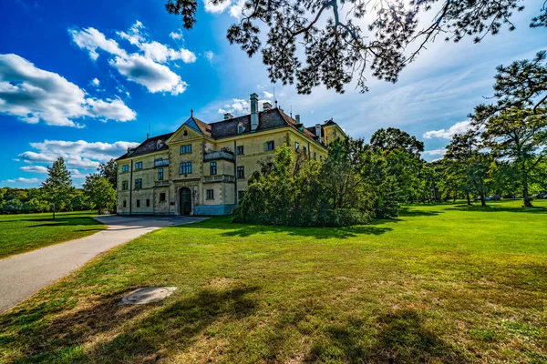 Pohled Historickou Budovu Městě Schwerin Německo — Stock fotografie