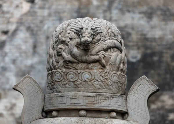 Ancient Statue Dragon Close — Stock Photo, Image