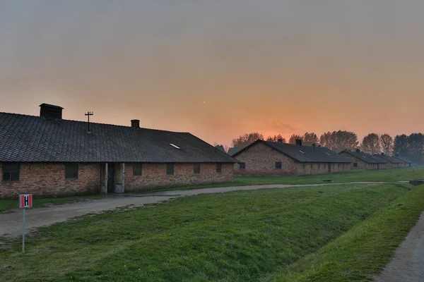 Oswiecim Polonia Octubre Cercado Eléctrico Auschwitz Antiguo Campo Exterminio Nazi —  Fotos de Stock