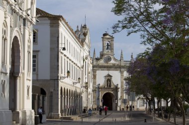 Kudüs, İsrail 'deki Aziz George Katedrali' nin manzarası