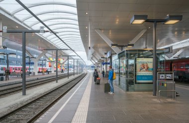 Şehirdeki tren istasyonu.