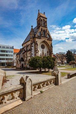 Slovakya 'nın Kosice katedrali manzarası