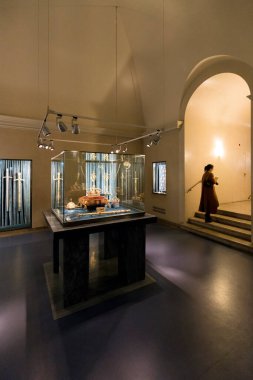 Tarihi bina müzesinin içi