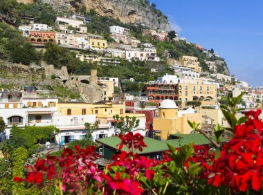 Manarola 'nın güzel şehri, Cinque Terre, İtalya