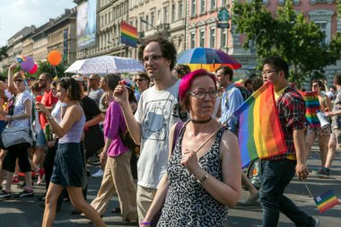 Budapeşte, Macaristan 'da LGBT geçit töreni