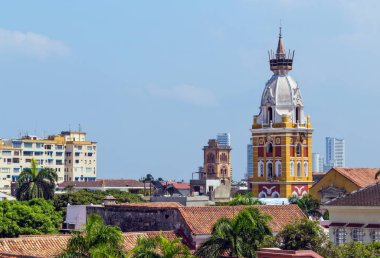 Barselona şehrinin manzarası