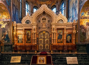 Eski Hıristiyan kilisesinin içinde