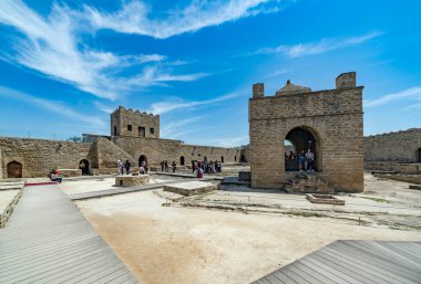 San Gimignano, İtalya 'nın Büyük Duvarı manzarası