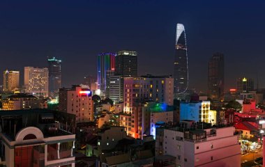 Bangkok 'un gece manzarası