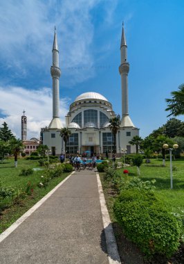 İstanbul 'daki cami manzarası, hindi
