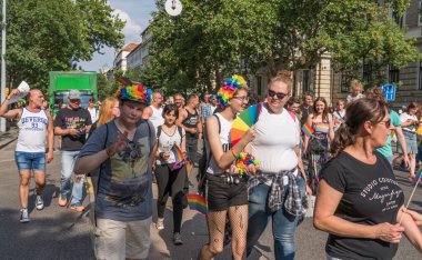 07 Temmuz 2018 - Budapeşte, Macaristan: Budapeşte 'de LGBT geçidi