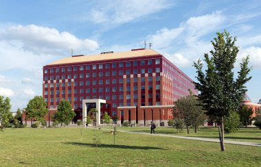 Budapeşte şehrindeki modern bina