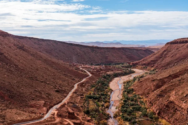 Гірський Пустельний Краєвид Мароко — стокове фото