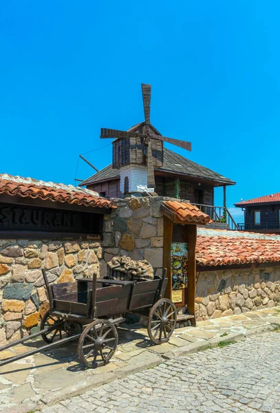 Sozopol Bulharsko Června 2016 Malá Ulice Starém Městě Sozopol Byl — Stock fotografie